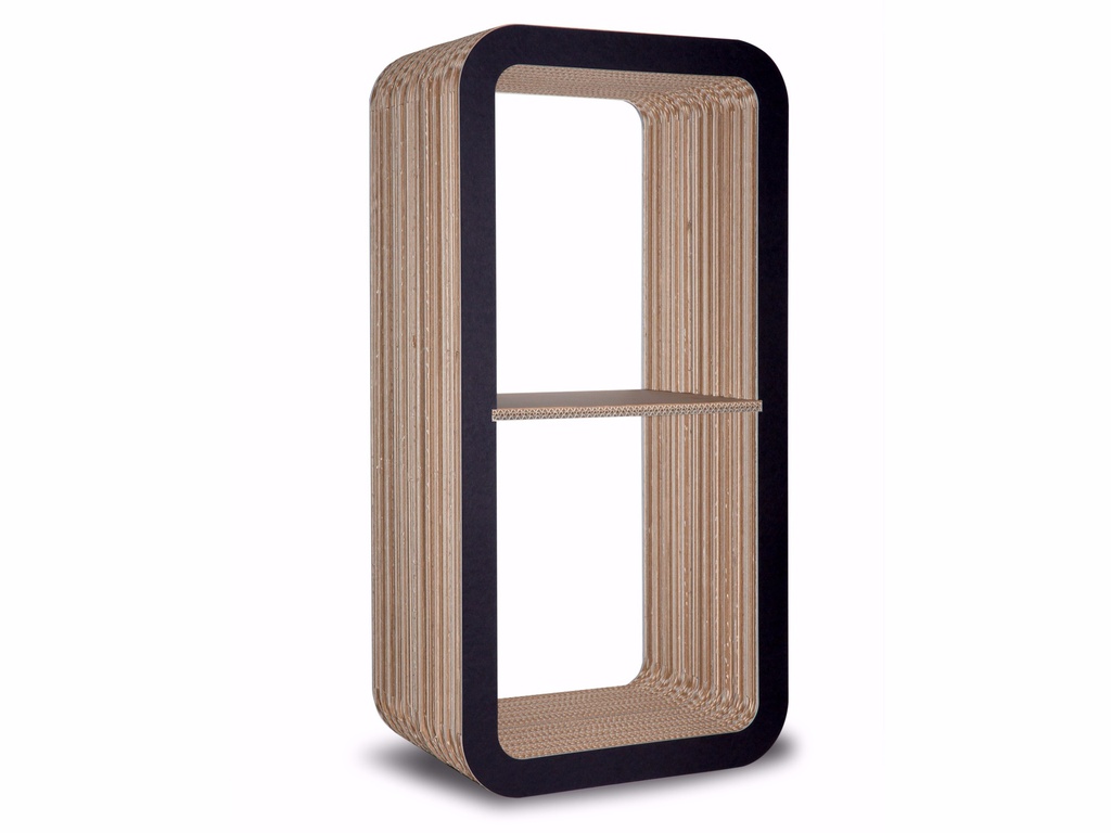 Arredamento Modulare in cartone Moretto 90 - Nero