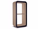Arredamento Modulare in cartone Moretto 90 - Nero