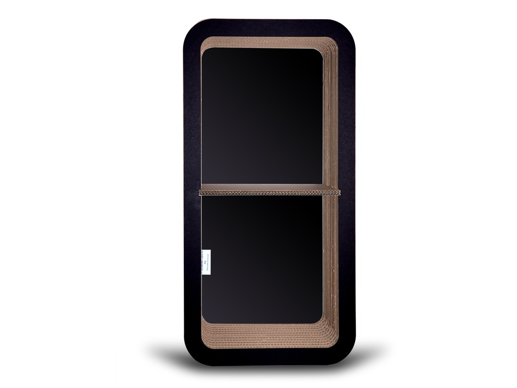 Arredamento Modulare in cartone Moretto 90 - Nero
