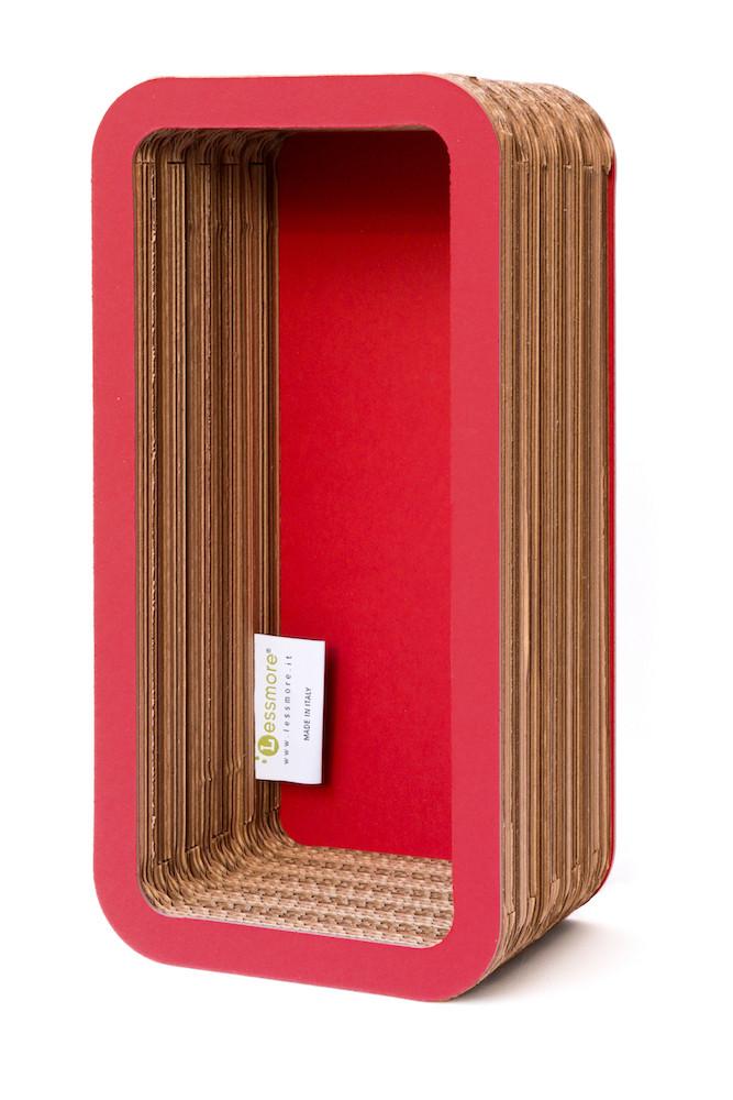 Portaoggetti in Cartone Morettino Rosso Elegante 34