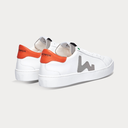 SNIK WHITE GREY ORANGE - UOMO