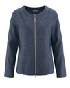 Giacca tweed in canapa e cotone biologico