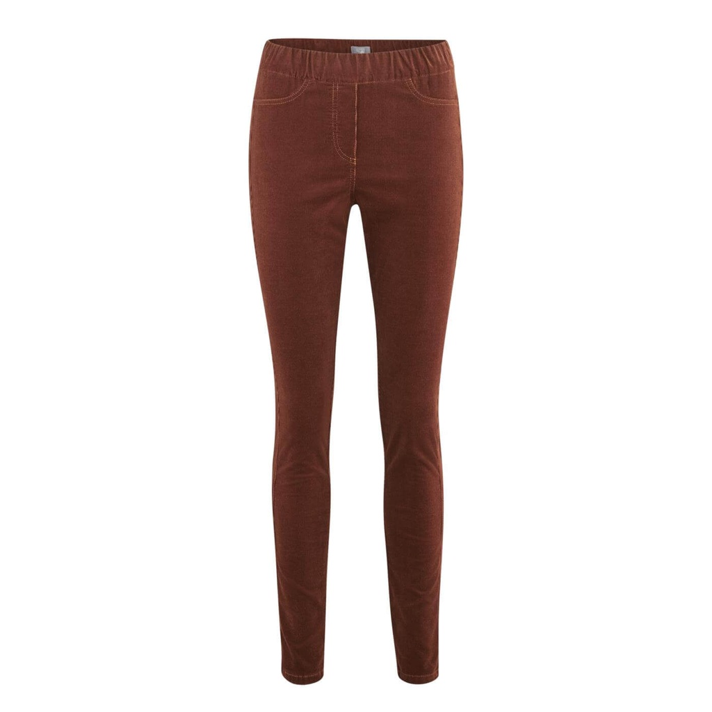 Treggings cotone biologico velluto