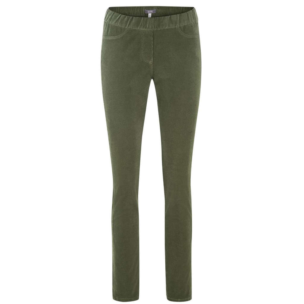 Treggings cotone biologico velluto