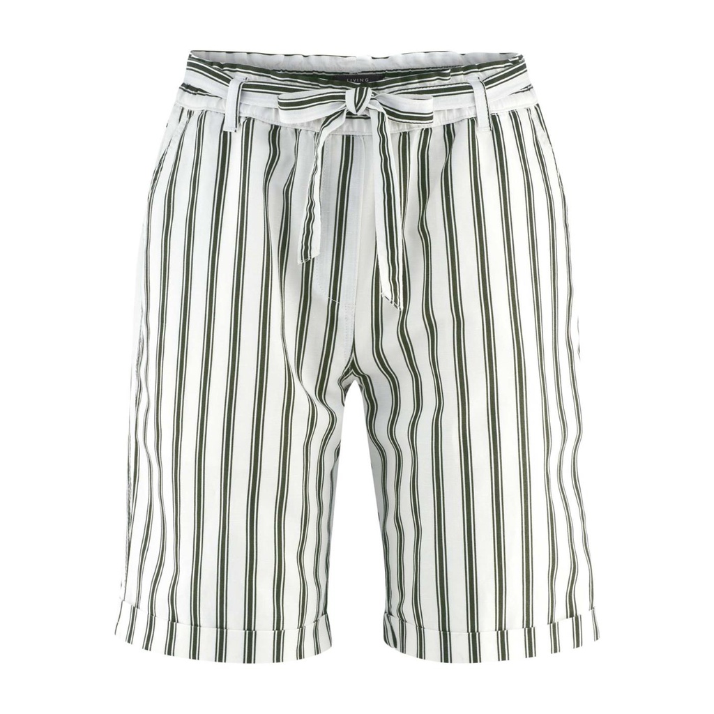 Bermuda in lino e cotone biologico