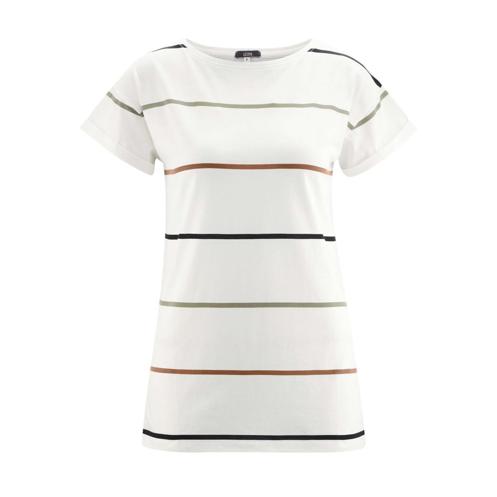 T-shirt in cotone bio e fibra di bamboo