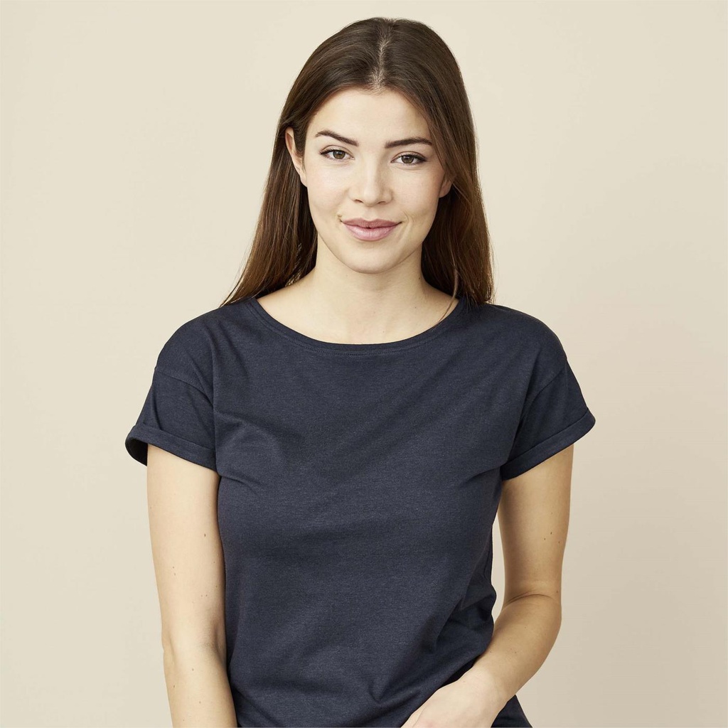 T-shirt in cotone bio e fibra di bamboo