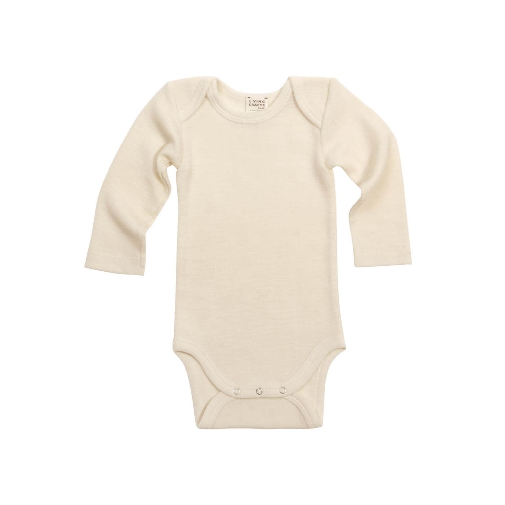 Body maniche lunghe lana e seta denim