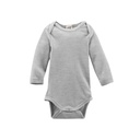 Body maniche lunghe lana e seta denim