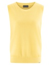Maglia senza maniche canapa e cotone biologico