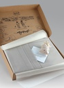 Parure Copripiumino Double Naturale/Pietra- Cotone Biologico Certificato GOTS