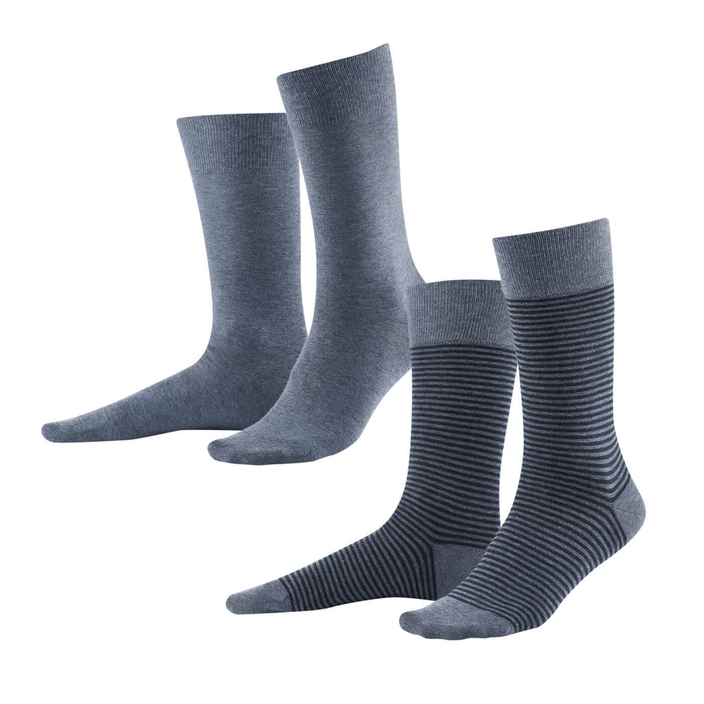 Calze da uomo, confezione da 2 pz - cotone bio
