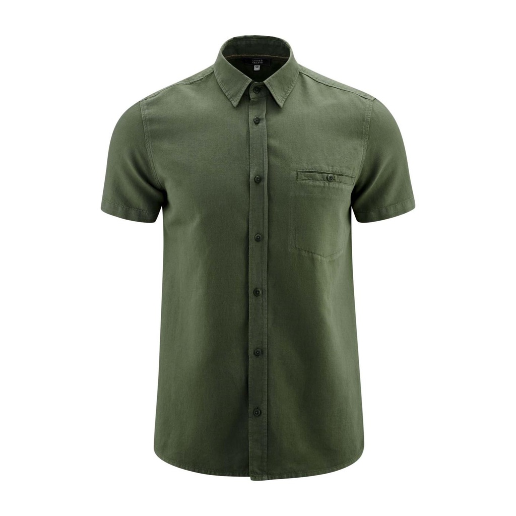Camicia estiva cotone e lino bio