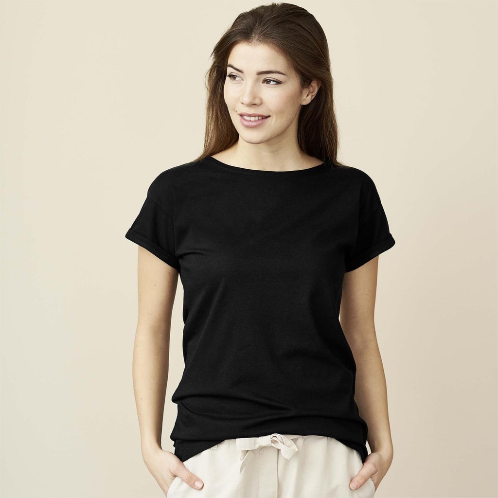 T-shirt in cotone bio e fibra di bamboo