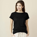 T-shirt in cotone bio e fibra di bamboo
