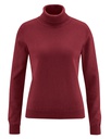 Pullover in maglia dolcevita cotone bio e canapa