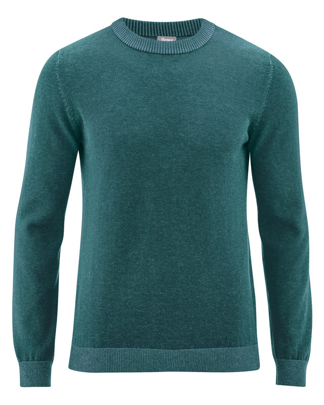 Pullover maniche lunghe canapa e cotone bio
