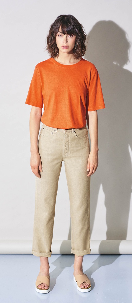 Jeans crop canapa e cotone biologico
