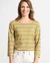 Maglia maniche 7/8 canapa e cotone bio