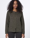 Giacca tweed in canapa e cotone biologico