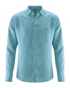 Camicia in 100% canapa SLIM