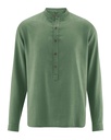 Camicia coreana, canapa e cotone biologico