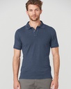 Polo shirt in canapa e cotone organico