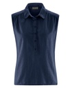 Blusa senza maniche Canapa e cotone bio
