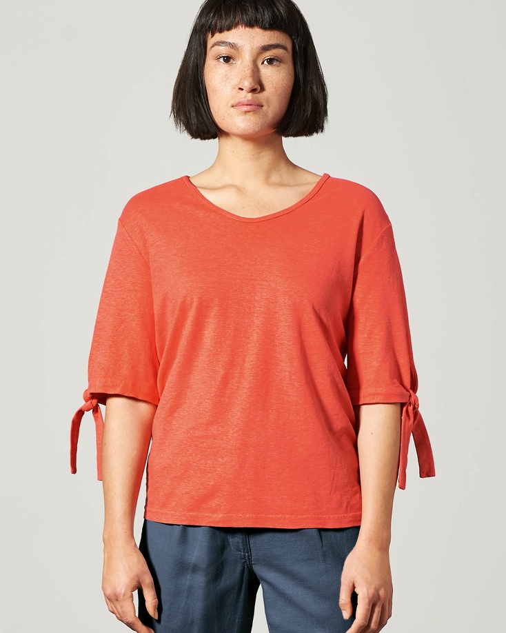 T-shirt mezza manica cotone e canapa