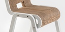 PREZZO SU RICHIESTA - Less Chair- sedia in cartone bianco senza braccioli