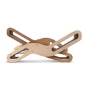 PREZZO SU RICHIESTA - Chaise Longue X2 Onde - Legno o Laccato