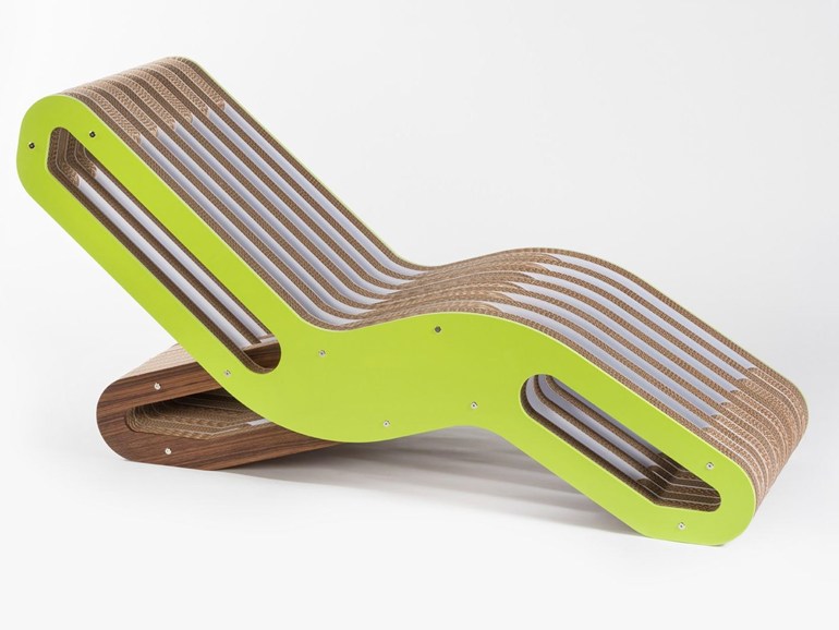 PREZZO SU RICHIESTA - Chaise Longue X2 Onde - Legno o Laccato