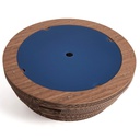 PREZZO SU RICHIESTA - Tavolino Tappo in cartone e legno - Blu