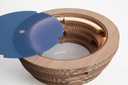 PREZZO SU RICHIESTA - Tavolino Tappo in cartone e legno - Blu