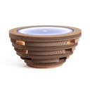 PREZZO SU RICHIESTA - Tavolino Tappo in cartone e legno - Blu
