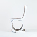 PREZZO SU RICHIESTA - Twist Chair - sedia in cartone e legno laccato