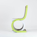 PREZZO SU RICHIESTA - Twist Chair - sedia in cartone e legno laccato colorato