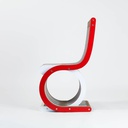 PREZZO SU RICHIESTA - Twist Chair - sedia in cartone e legno laccato colorato