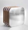 PREZZO SU RICHIESTA - More Light - Modulo libreria Cartone 45 - Foglia Argento