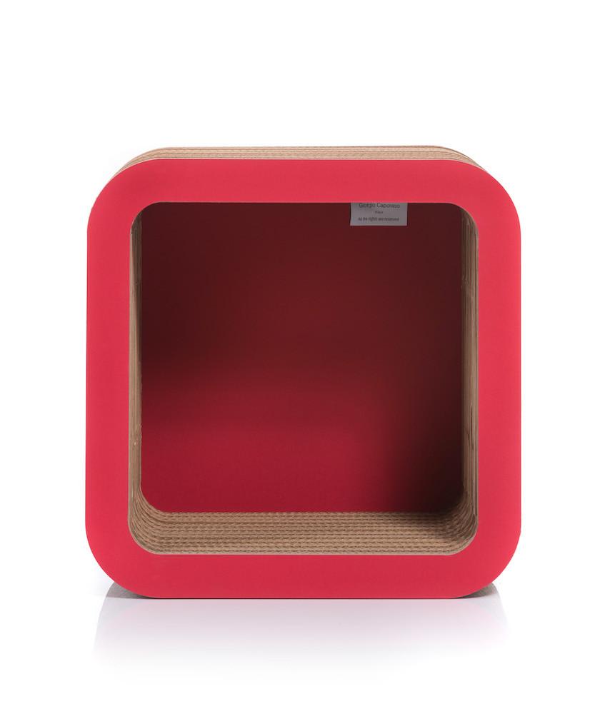 PREZZO SU RICHIESTA - Arredamento Modulare in cartone Moretto 45 - Rosso Elegante