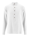 Camicia coreana, canapa e cotone biologico