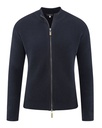 Cardigan con zip lunga bio