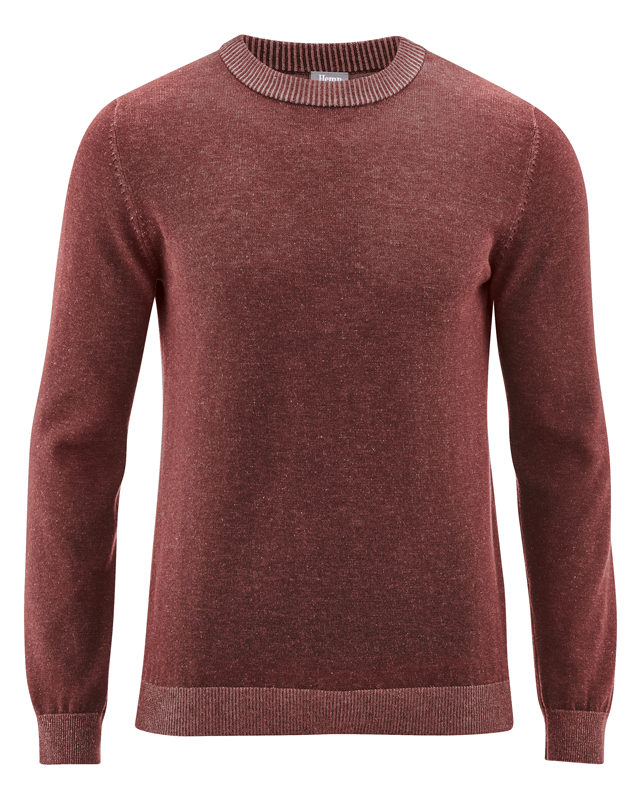 Pullover maniche lunghe canapa e cotone bio