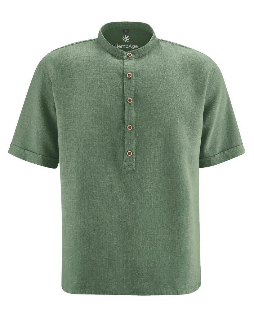 Camicia cotone biologico e canapa